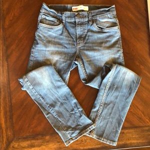 Boys Levi’s 511 slim blue jeans